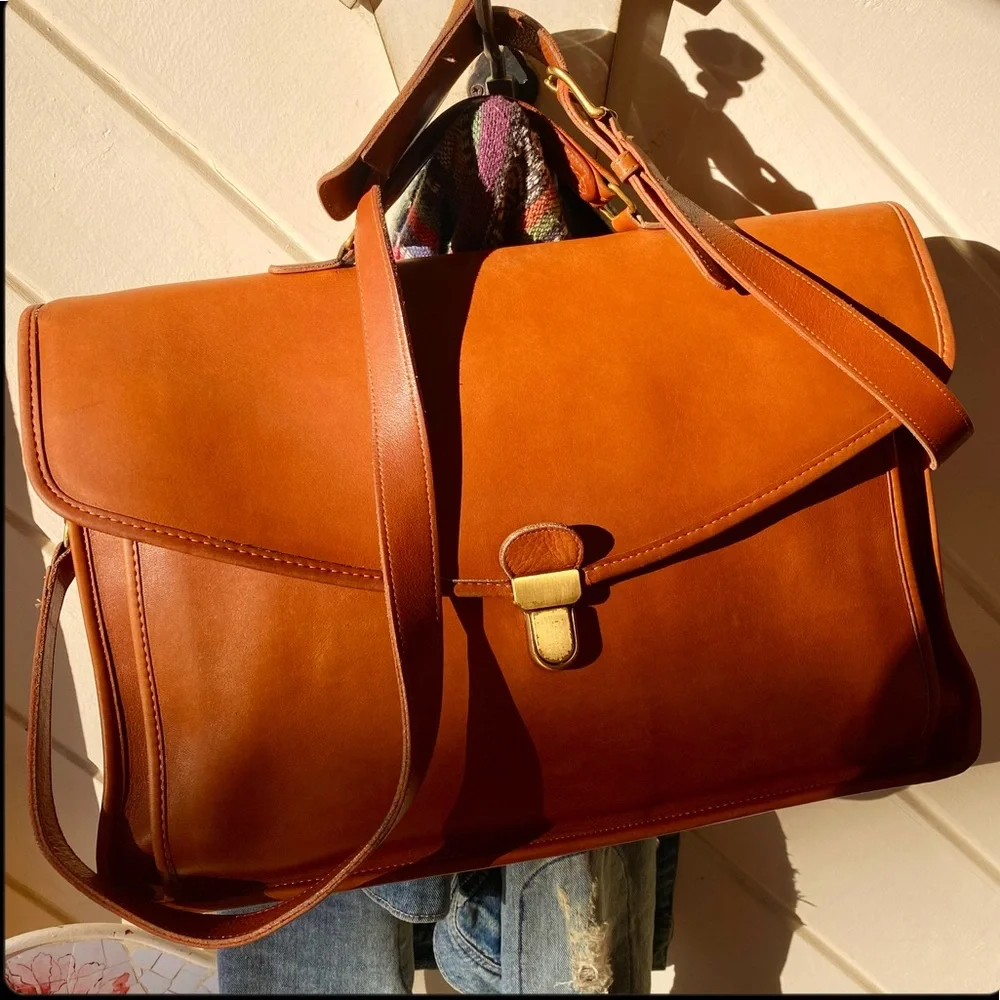 VINTAGE COACH MORGAN MESSENGER PORTFOLIO LAPTOP WORK BAG Style 5267